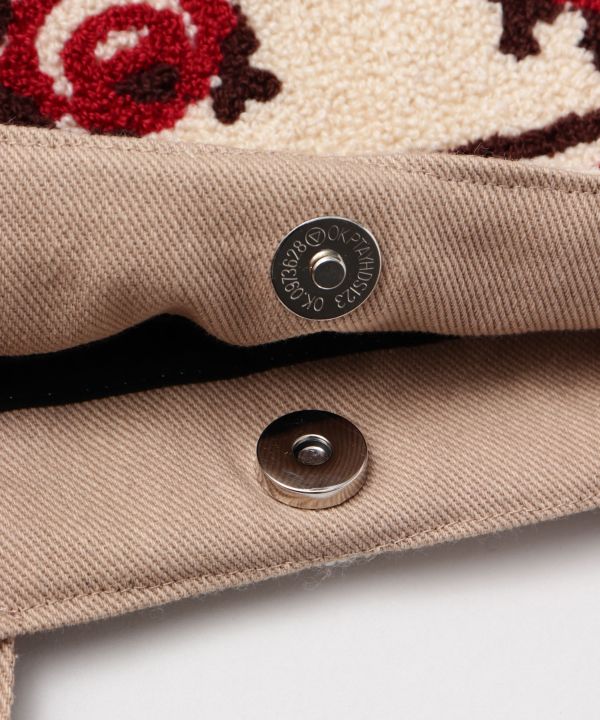 Chenille Embroidery Small Hand Bag