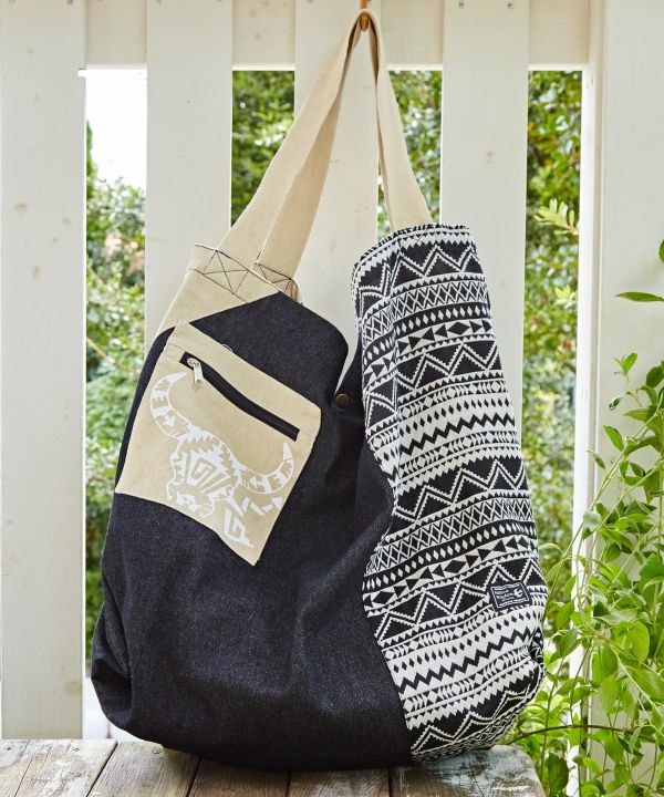 Patchwork Large Tote Bag