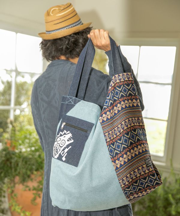 Patchwork Large Tote Bag