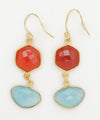 Boucles d'oreilles CATHEDRAL Onyx Rouge