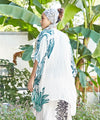 UV-Schutz für polynesische Blätter KIMONO