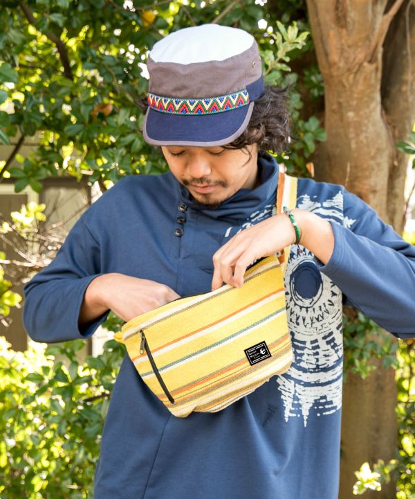 Hand Woven Cotton Body Bag