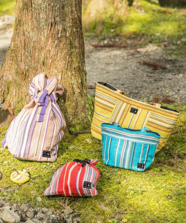 Hand Woven Cotton Drawstring Bag