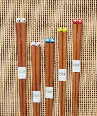 Auspicious Octagonal Chopsticks - DARUMA - S