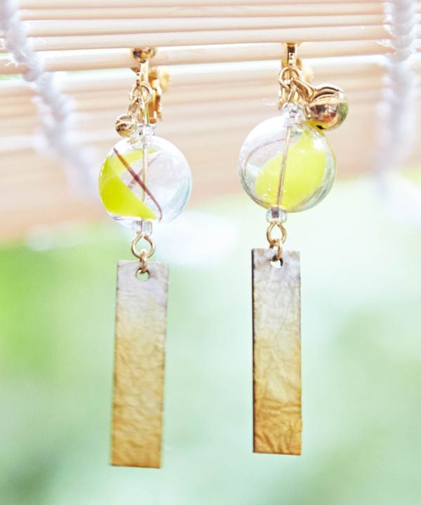 FURIN Wind Chime Clip Earrings
