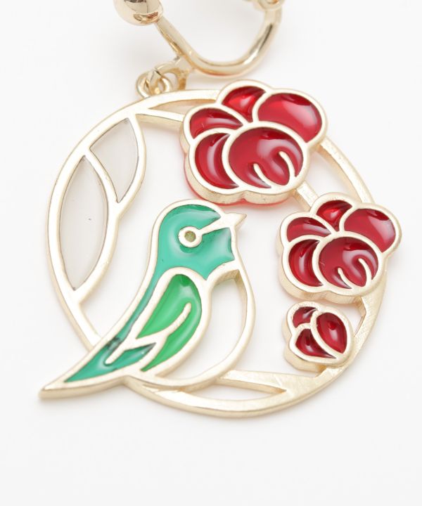 Four Seasons Clip Earrings