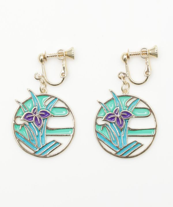 Four Seasons Clip Earrings