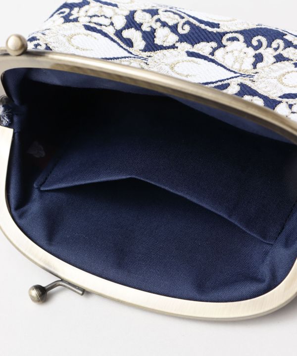 Bolsa GAMAGUCHI de brocado KIREHON