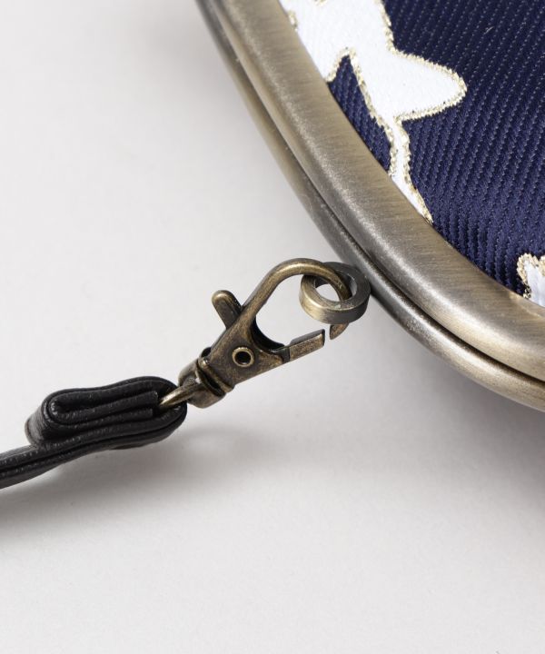 Bolso de mano GAMAGUCHI con brocado KIREHON