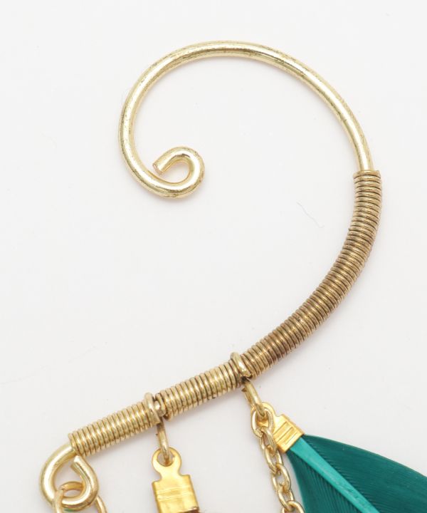 Bohemian Feather Earhook