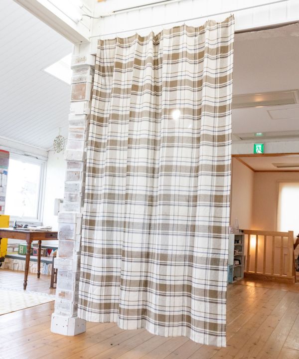 ETAWA Woven Cotton Plaid Multi Cloth L