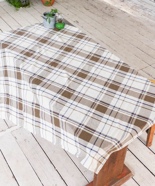 ETAWA Woven Cotton Plaid Multi Cloth M