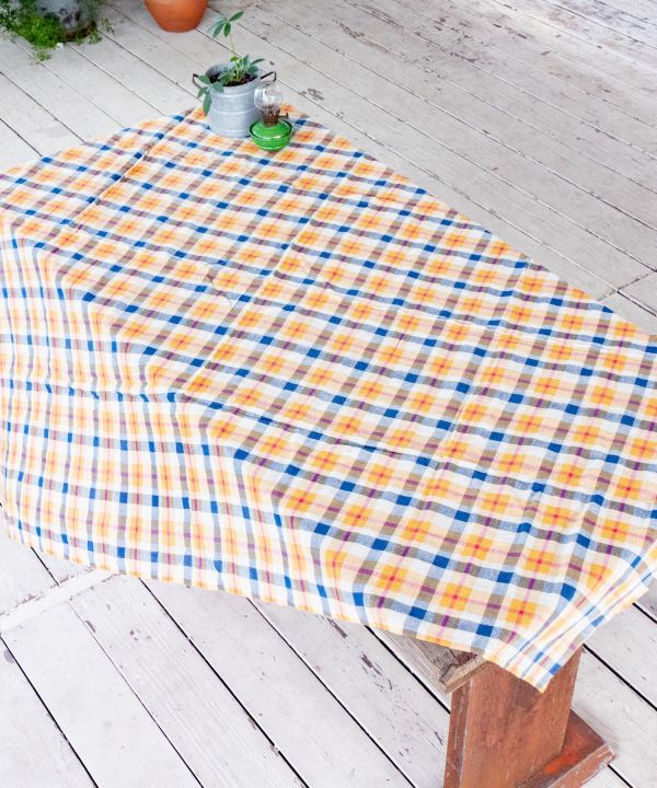 ETAWA Woven Cotton Plaid Multi Cloth M