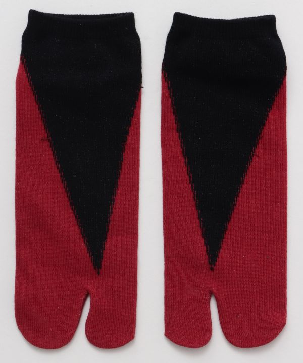 Japanese Bi Color TABI Socks 25-28cm