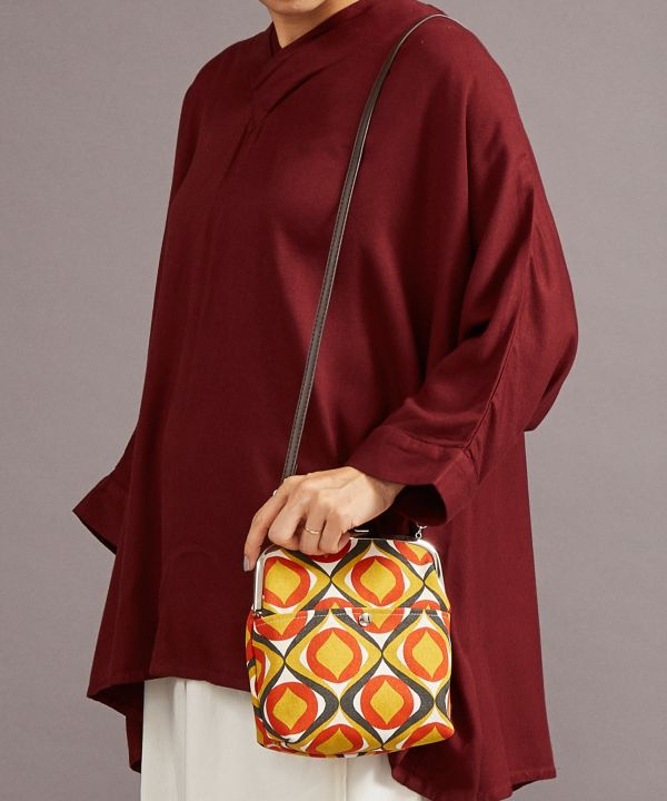 Sac à bandoulière GAMAGUCHI rétro chic