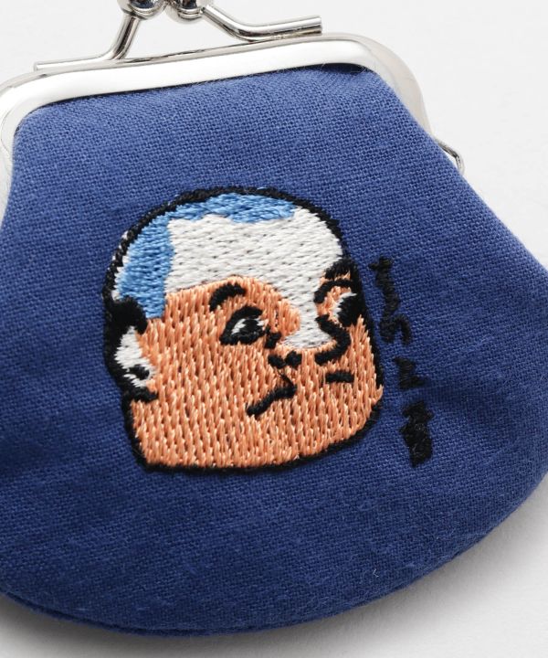 OMOCHA-E Embroidered GAMAGUCHI Purse