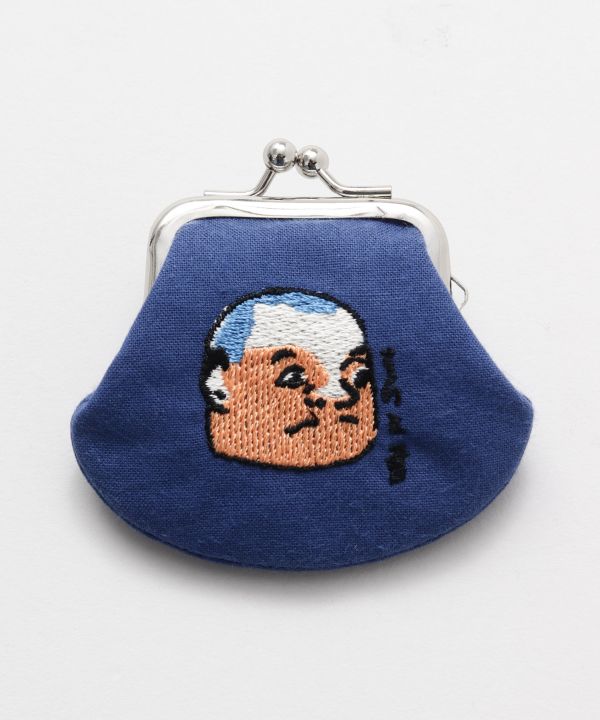 OMOCHA-E Embroidered GAMAGUCHI Purse