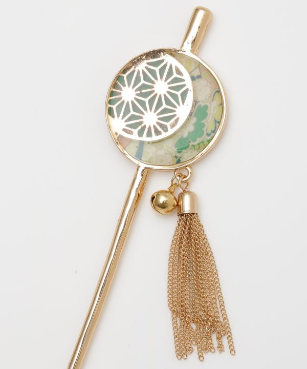 TEMARI KANZASHI Hair Stick - Hemp