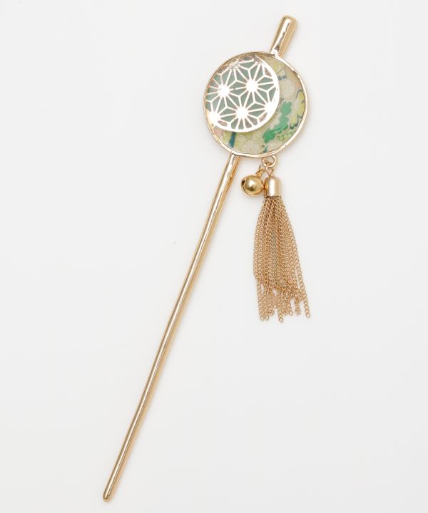 TEMARI KANZASHI Hair Stick - Hemp