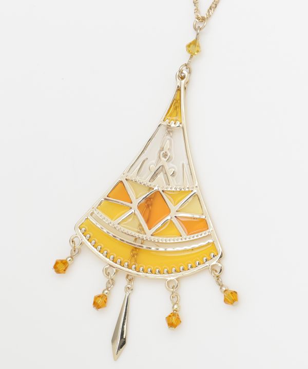 Mint Tea Glass Necklace