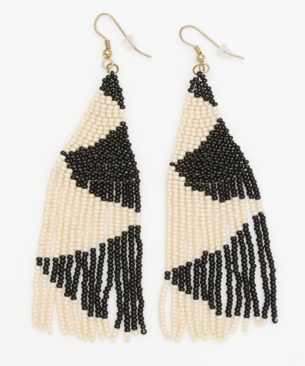 Boucles d'oreilles perlées GEOM