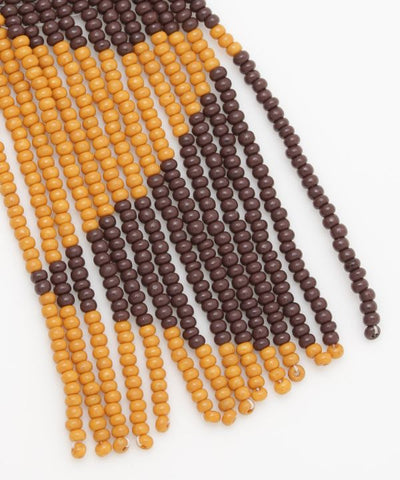 Boucles d'oreilles perlées GEOM