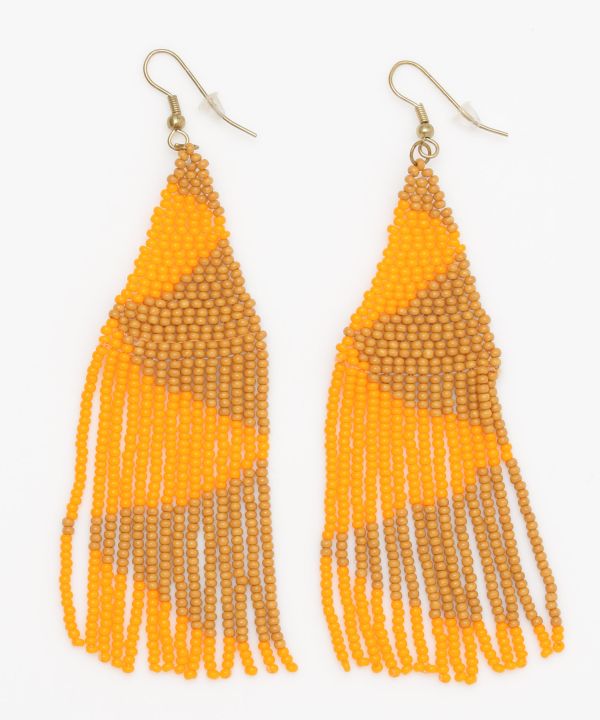 Boucles d'oreilles perlées GEOM