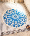 Tissu rond mandala marocain