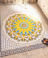 Marokkanisches Mandala rundes Tuch