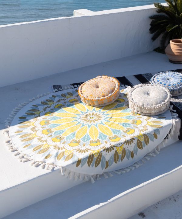 Moroccan Mandala Round Cloth