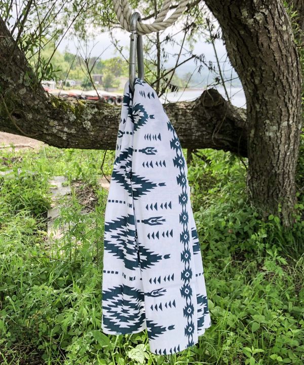 Geometric Pattern TENUGUI Towel