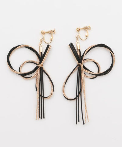 Supple MIZUHIKI Clip Earrings