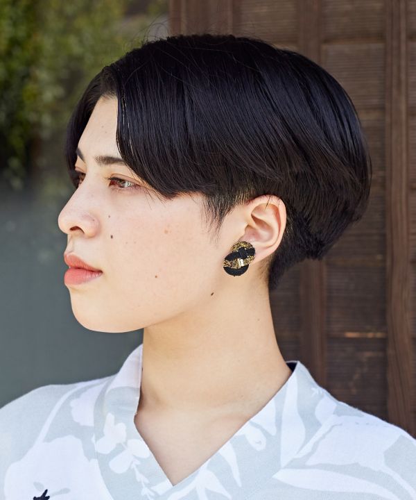 Bi Color MIZUHIKI Earrings