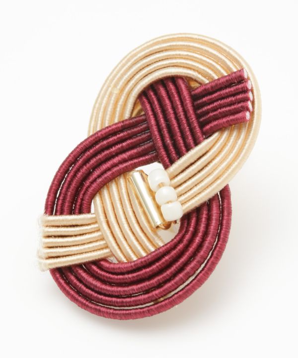 Bi Color MIZUHIKI Clip Earrings