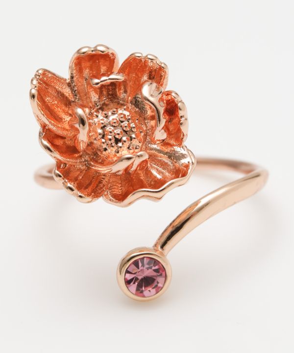 KAN-NAGI Flower Dew Ring