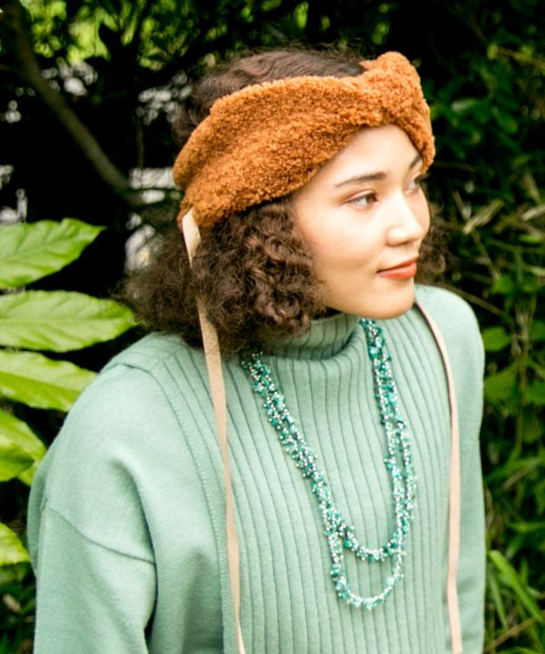 Soft Color Boa Head Band