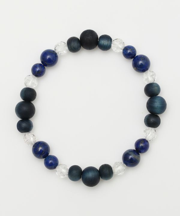 Bracelet AIZOME Indigo Dyed Cypress x Lapis Lazuli