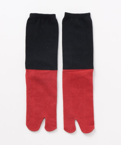 Zweifarbige TABI Socken 23-25cm