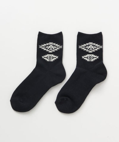 Geometric Pattern Socks 23-25cm