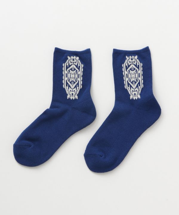 Geometric Pattern Socks 23-25cm