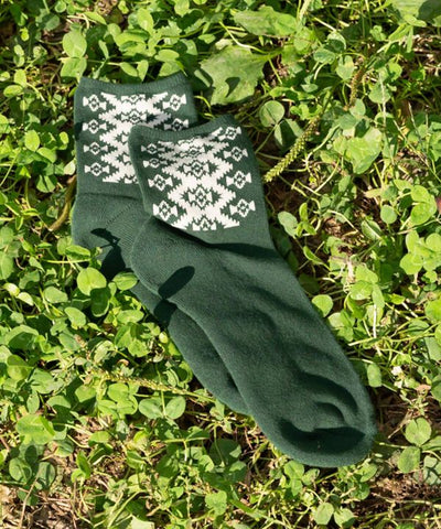 Geometric Pattern Socks 23-25cm