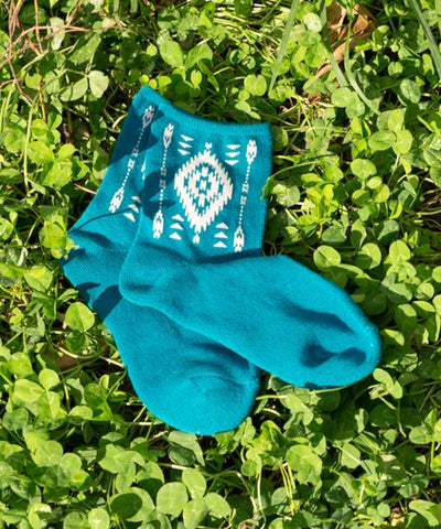 Geometric Pattern Socks 23-25cm