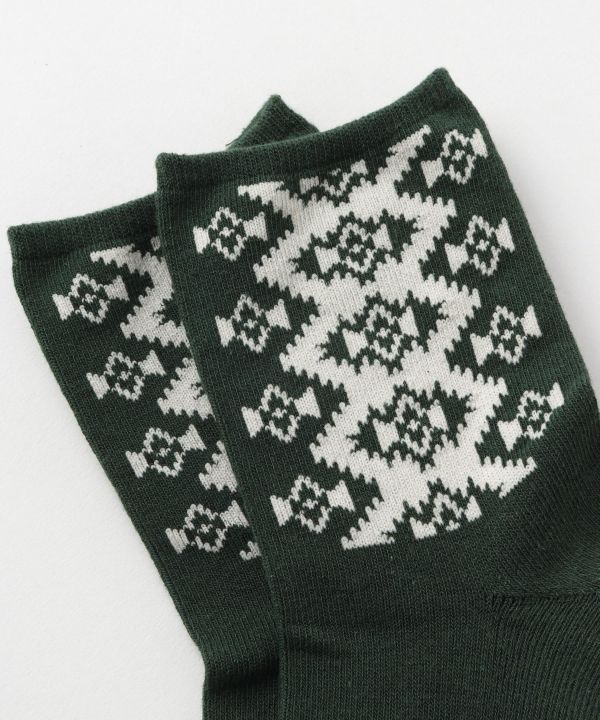 Geometric Pattern Socks 25-28cm