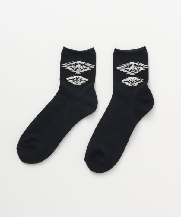 Geometric Pattern Socks 25-28cm