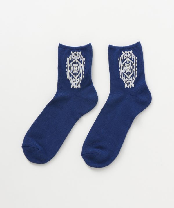 Geometric Pattern Socks 25-28cm