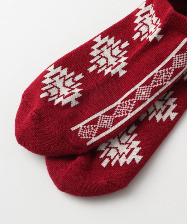 Geometric Pattern Ankle Socks 23-25cm