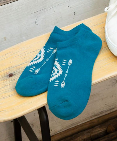 Navajo Pattern Ankle Socks 23-25cm
