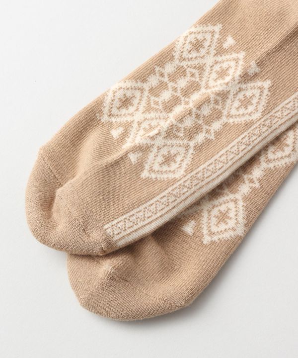 Geometric Pattern Ankle Socks 25-28cm