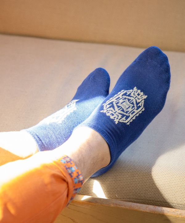 Navajo Pattern Ankle Socks 25-28cm