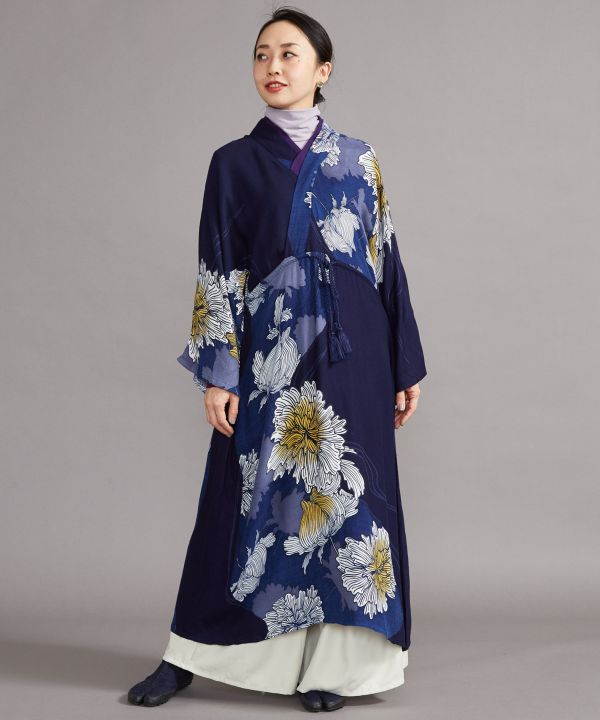 HANAIKADA KIMONO Style Dress
